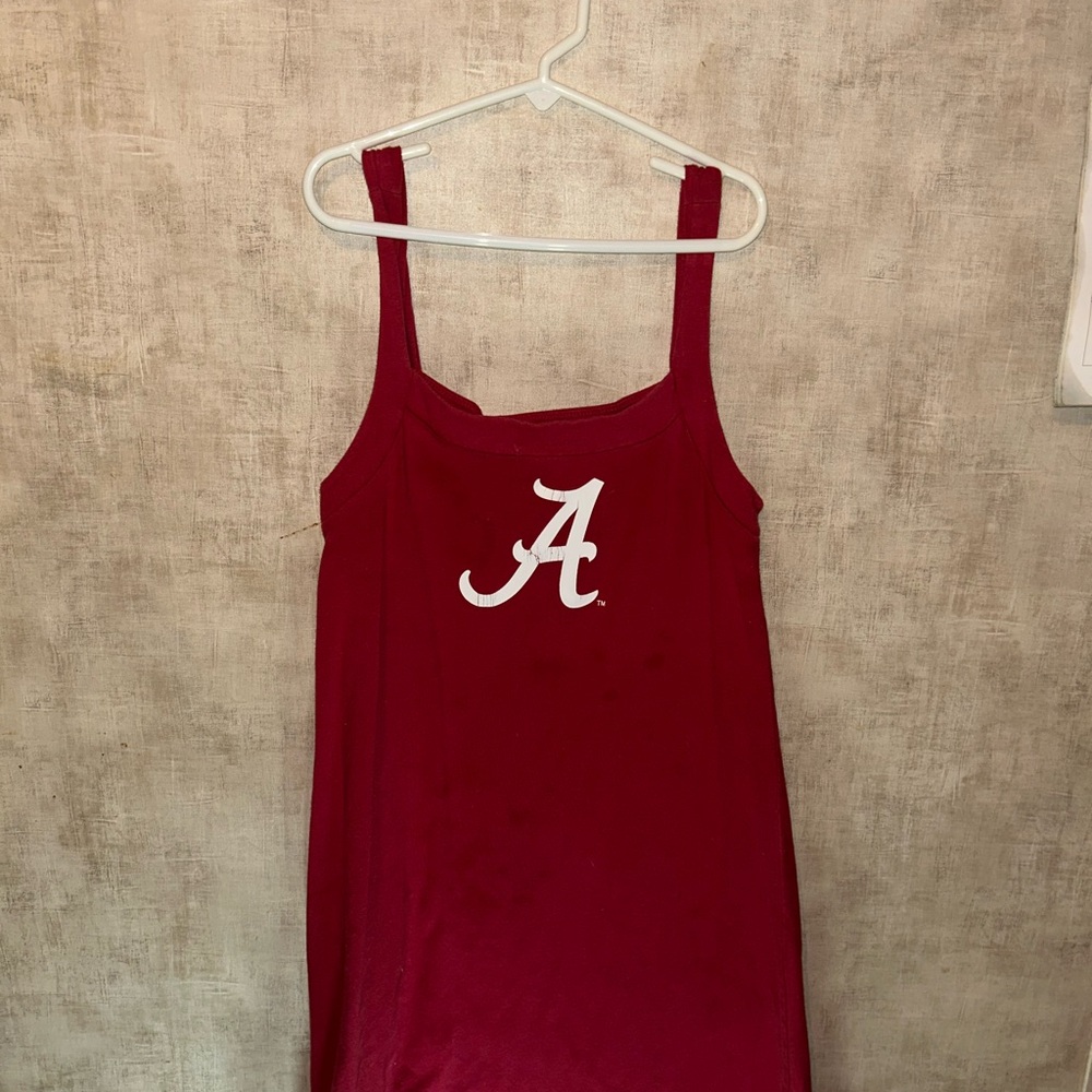 Crimson Sleeveless Mini Dress